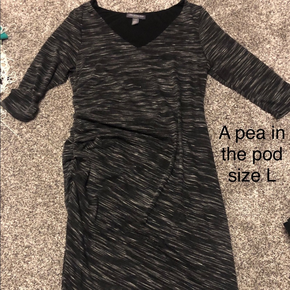 A pea In the pod 3/4 sleeve dress